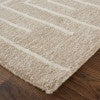 Fenner Transitional Geometric - Taupe/Ivory Area Rug