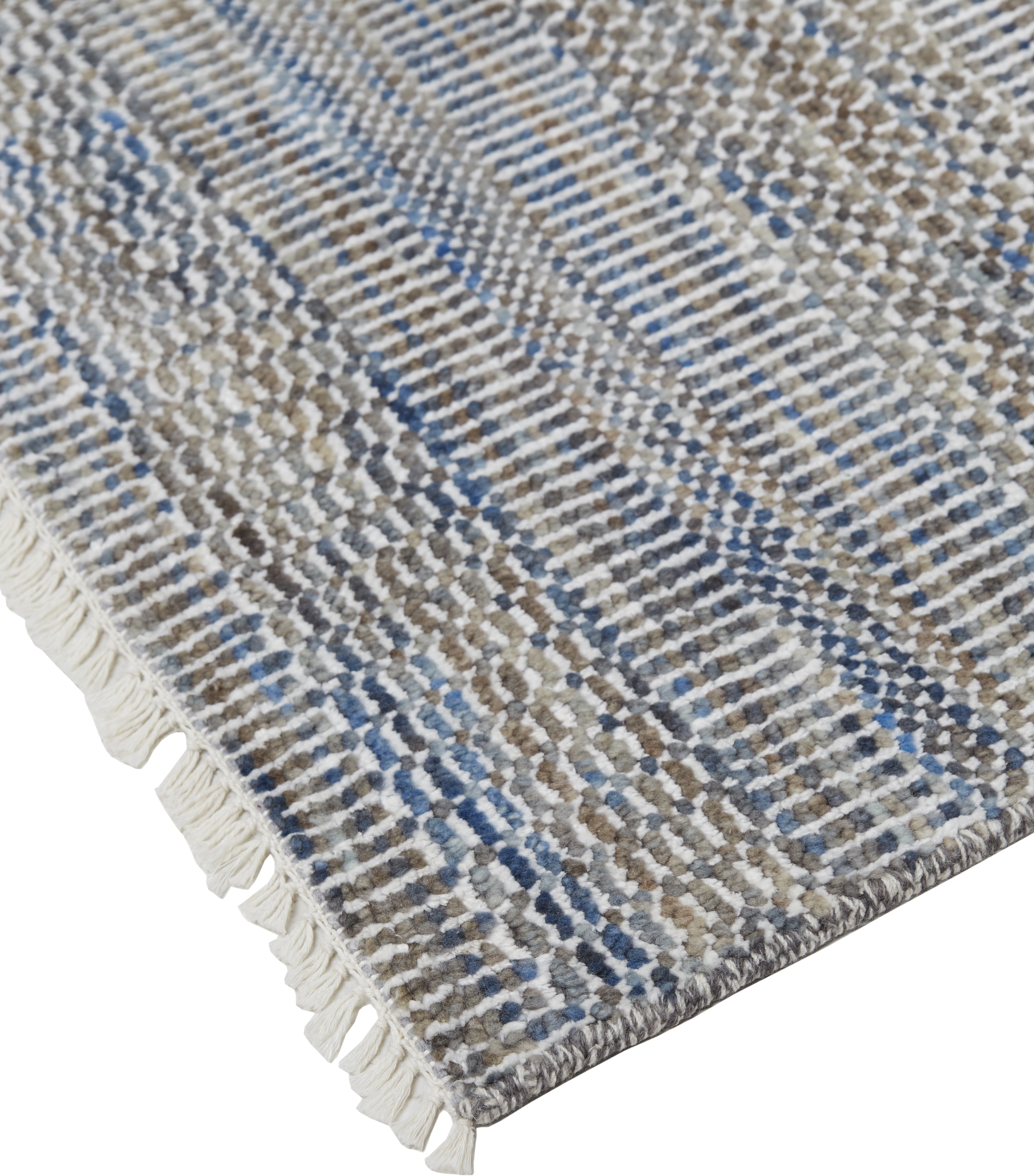 Janson Transitional Stripes - Silver Area Rug
