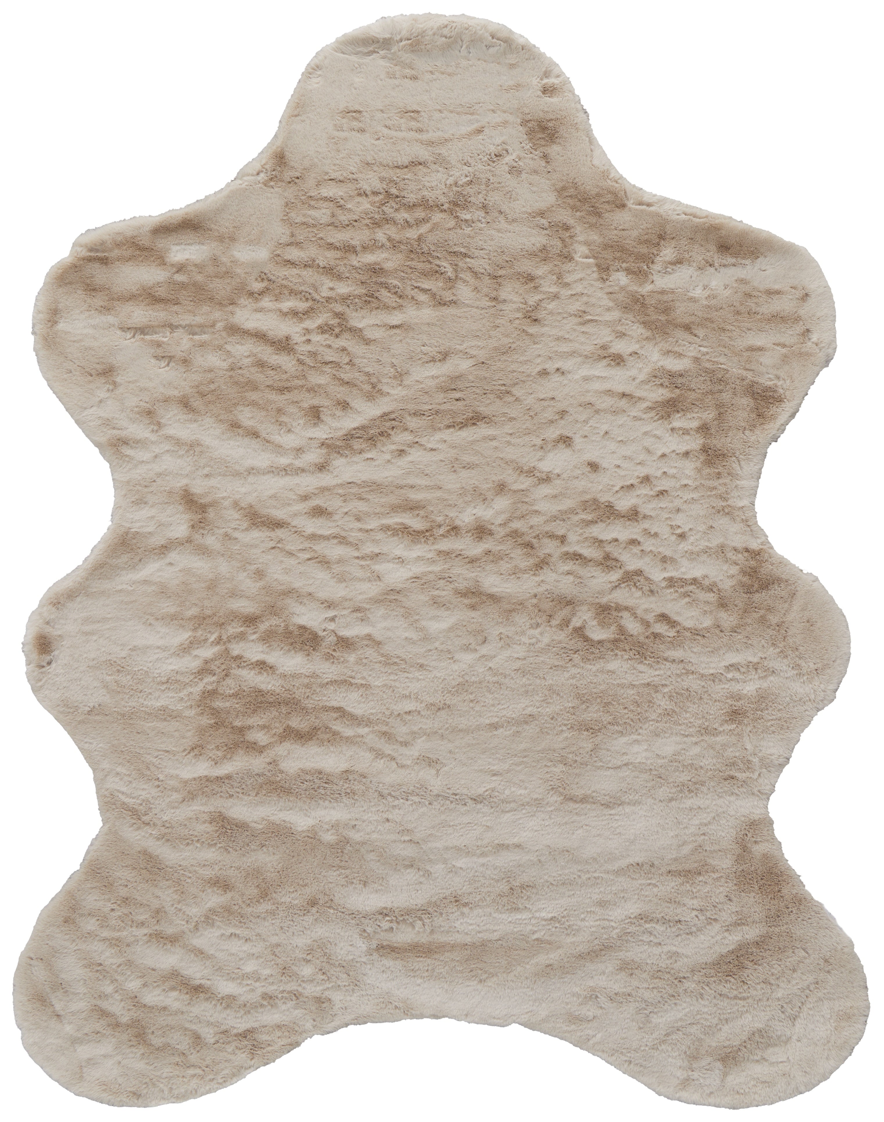 Luxe Velour Modern Solid - Tan Area Rug