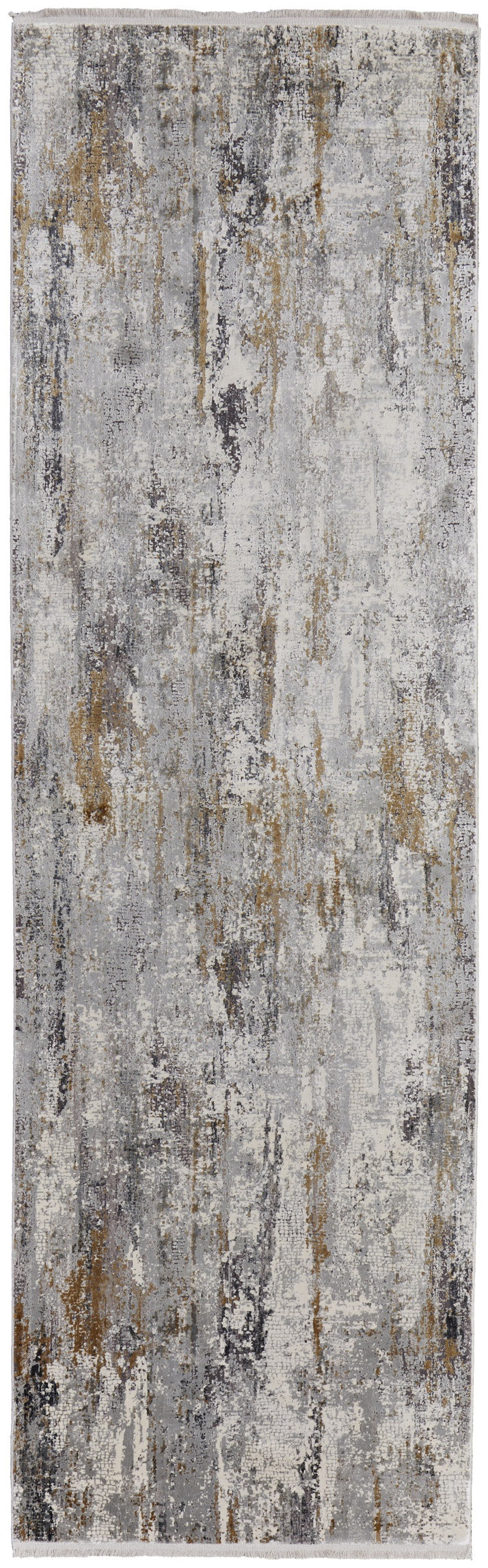 Cadiz Modern Abstract - Ivory/Gray/Gold Area Rug