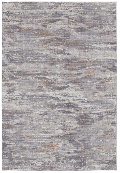 Lennon Transitional Abstract - Taupe/Tan/Orange Area Rug