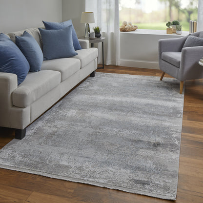 Cadiz Modern Abstract - Taupe/Gray/Silver Area Rug