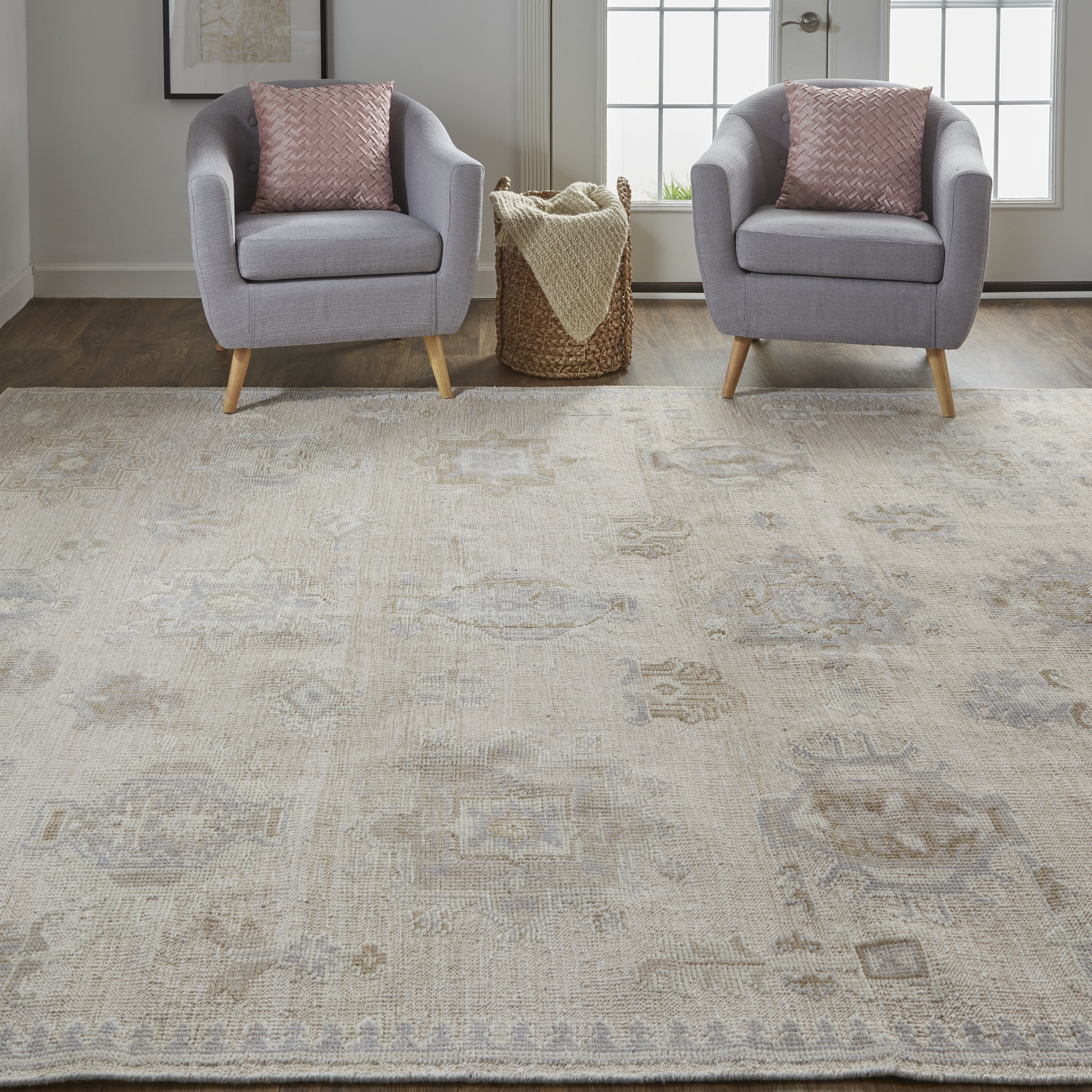 Wendover Transitional Oriental - Tan/Brown Area Rug