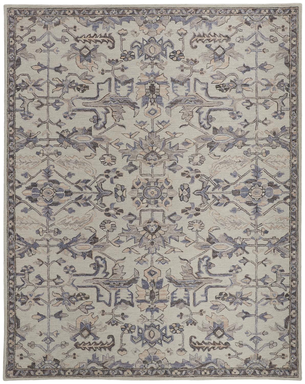 Fallon Traditional Oriental - Ivory/Gray Area Rug