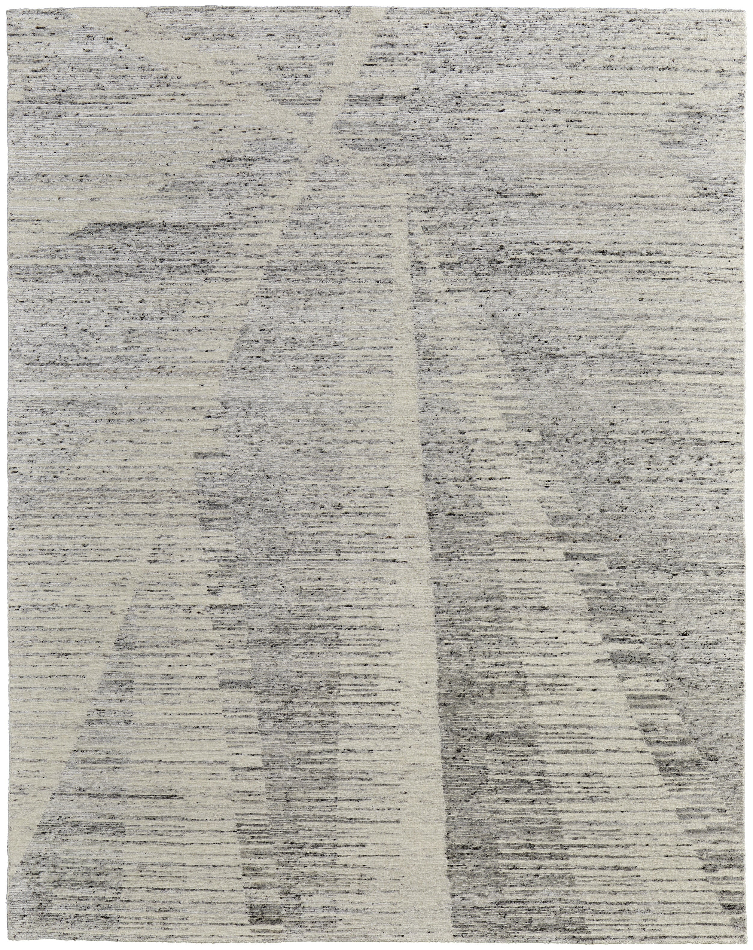 Brighton Modern Abstract - Ivory/Gray Area Rug