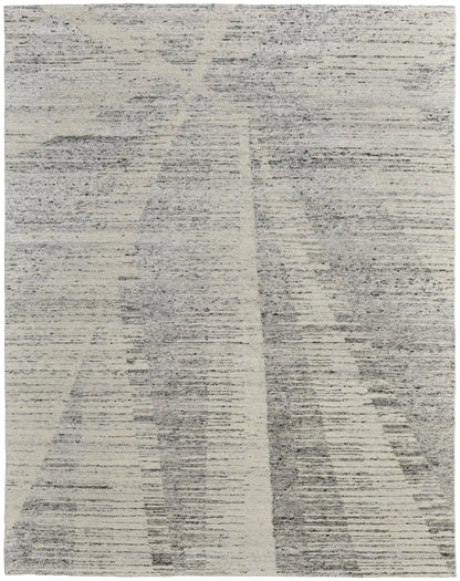 Brighton Modern Abstract - Ivory/Gray Area Rug