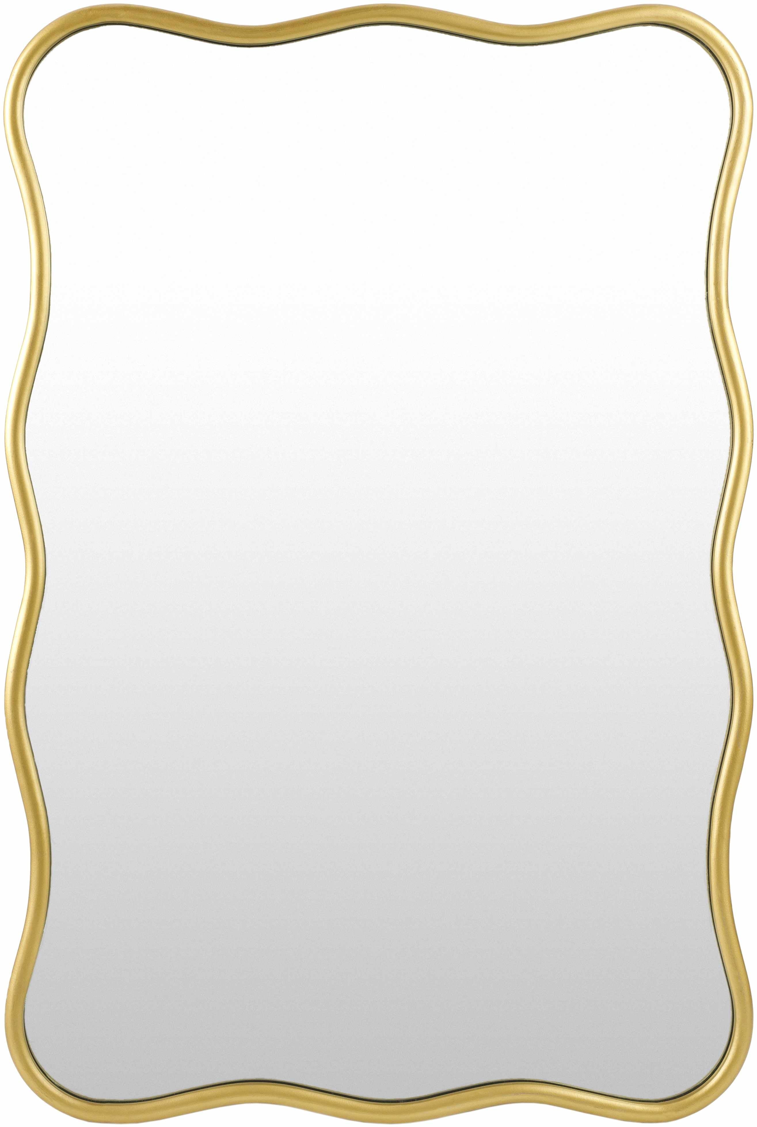 Elegant Contemporary Gold Mirror