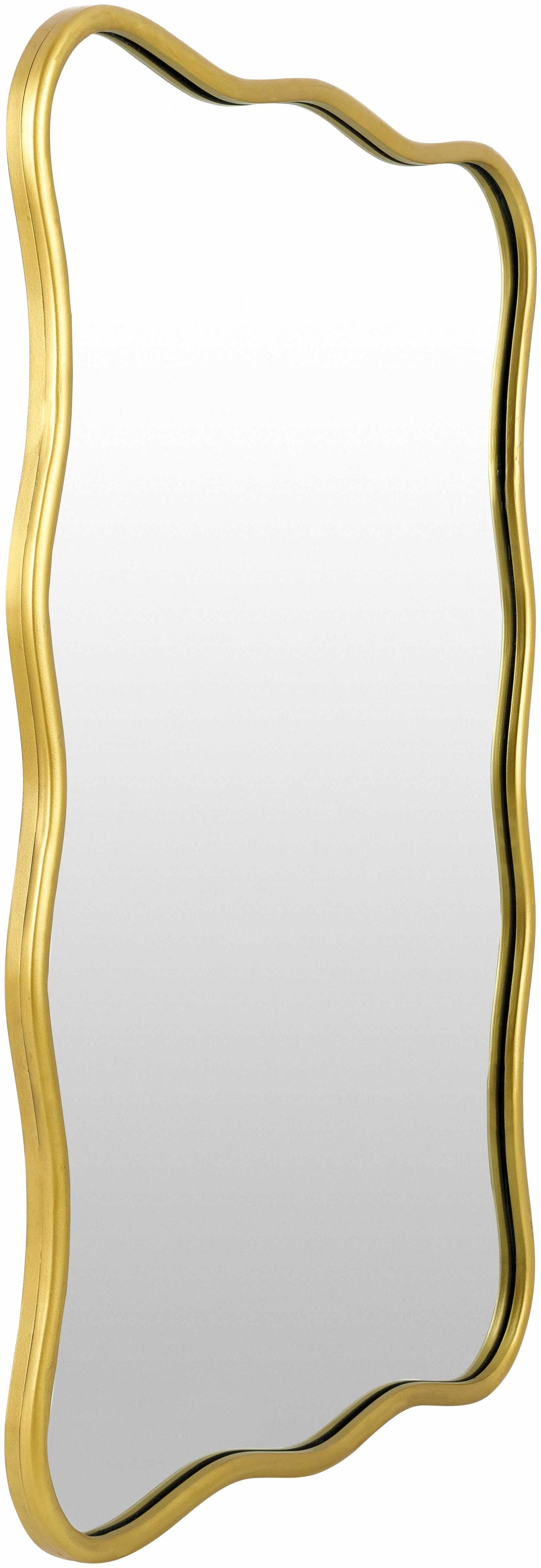 Elegant Contemporary Gold Mirror