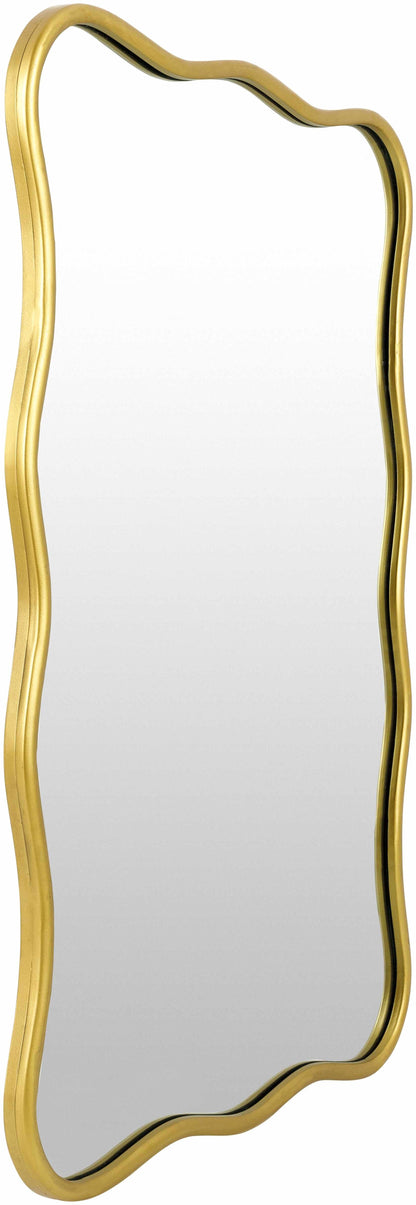 Elegant Contemporary Gold Mirror