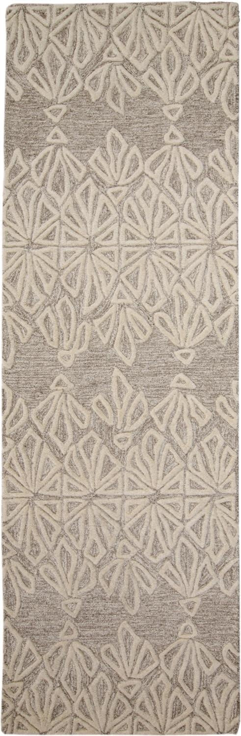 Enzo Transitional Geometric - Tan/Ivory