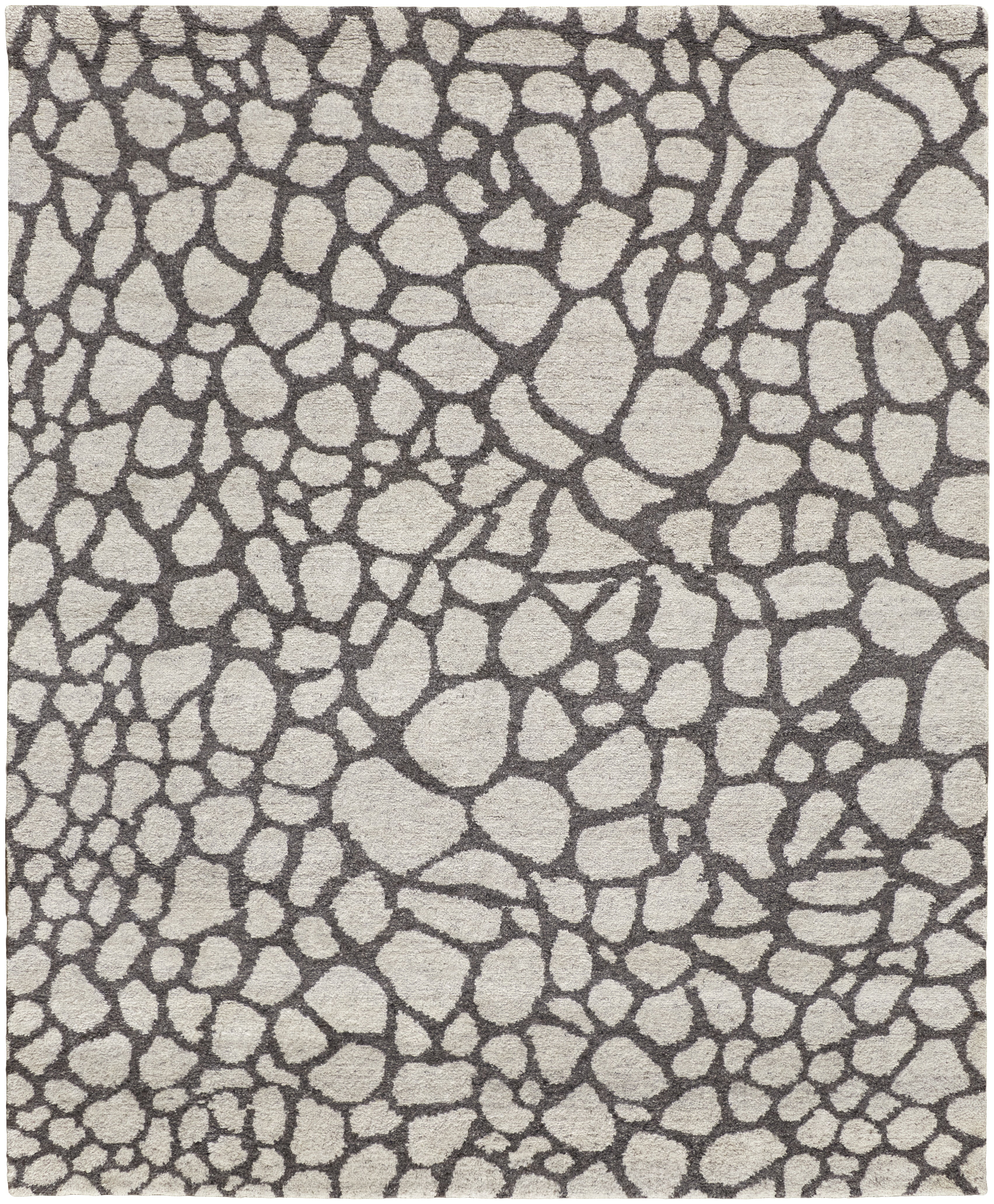 Belden Transitional Abstract - Ivory/Gray Area Rug