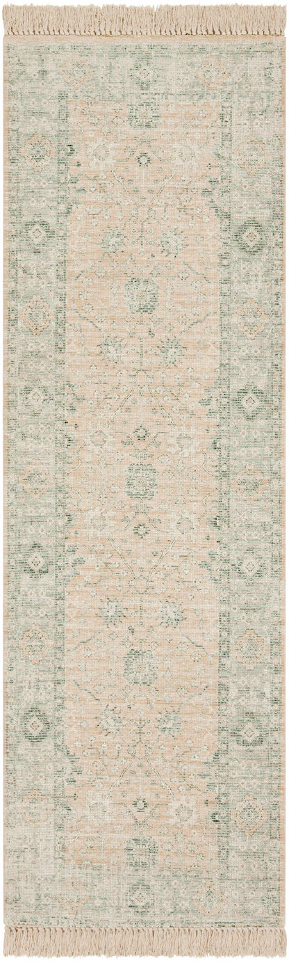 Oriental Sage Handwoven Cotton Area Rug