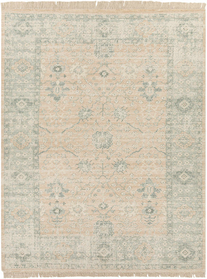 Oriental Sage Handwoven Cotton Area Rug
