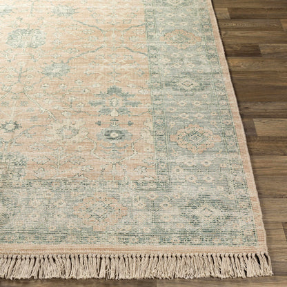 Oriental Sage Handwoven Cotton Area Rug