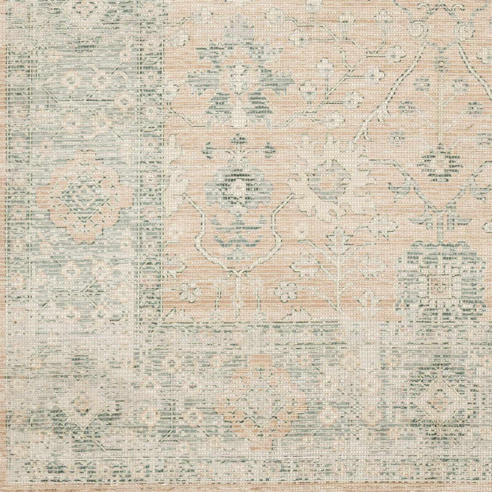 Oriental Sage Handwoven Cotton Area Rug