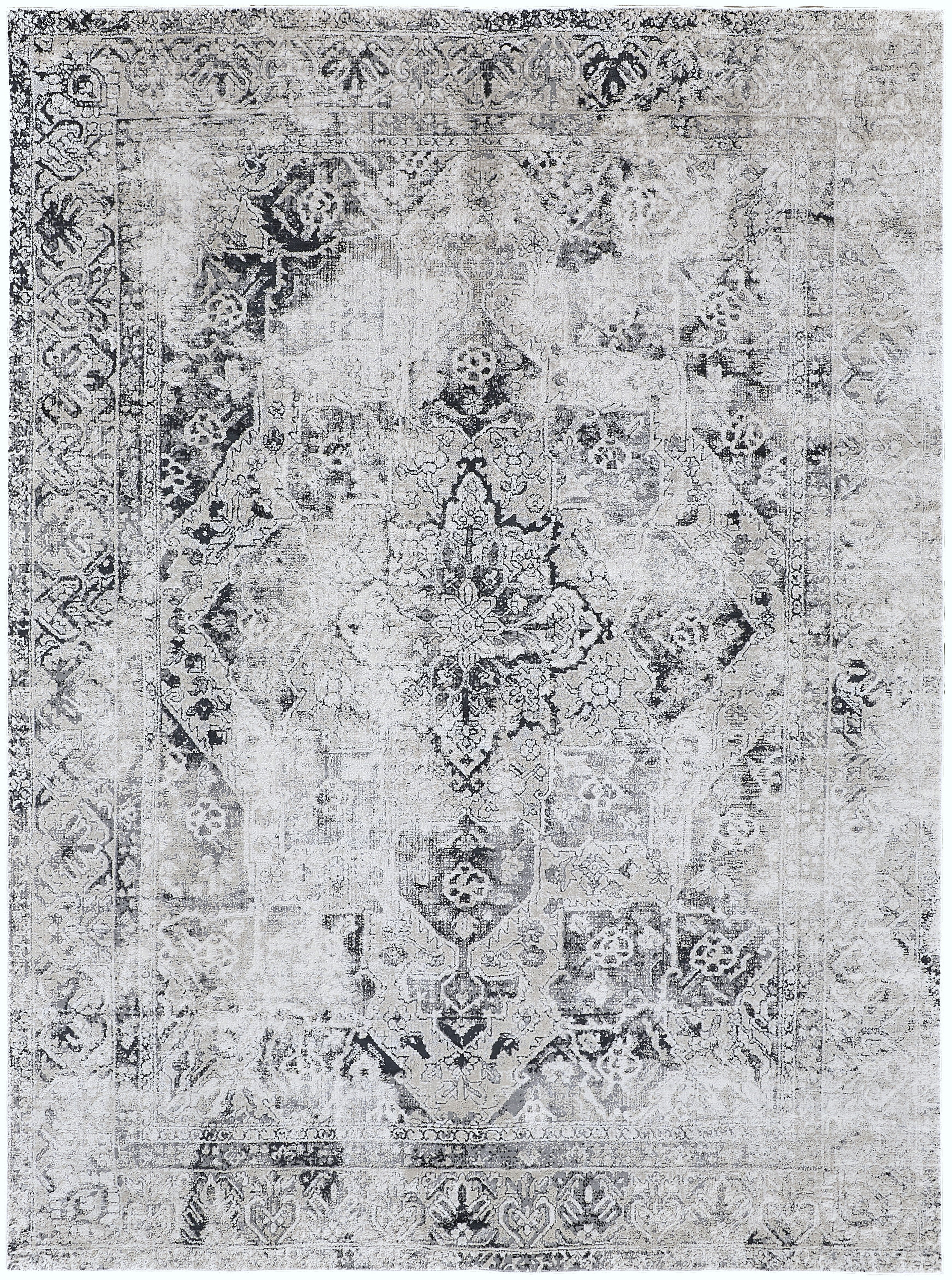 Macklaine Transitional Distressed - Silver