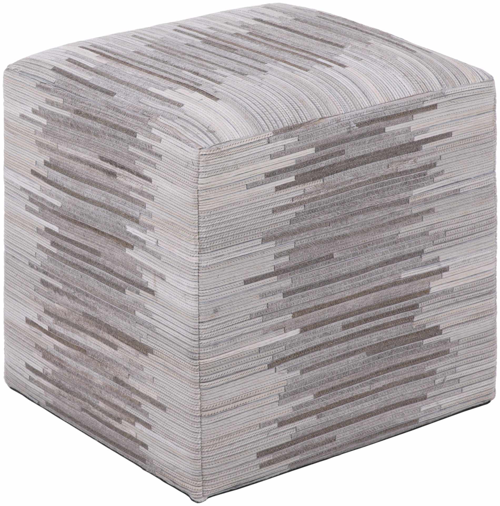 Chic Leather Ottoman