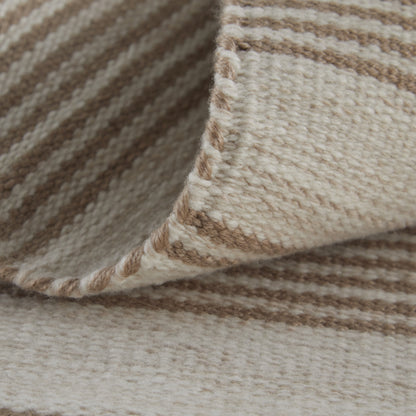 Duprine Transitional Stripes - Ivory/Taupe Area Rug
