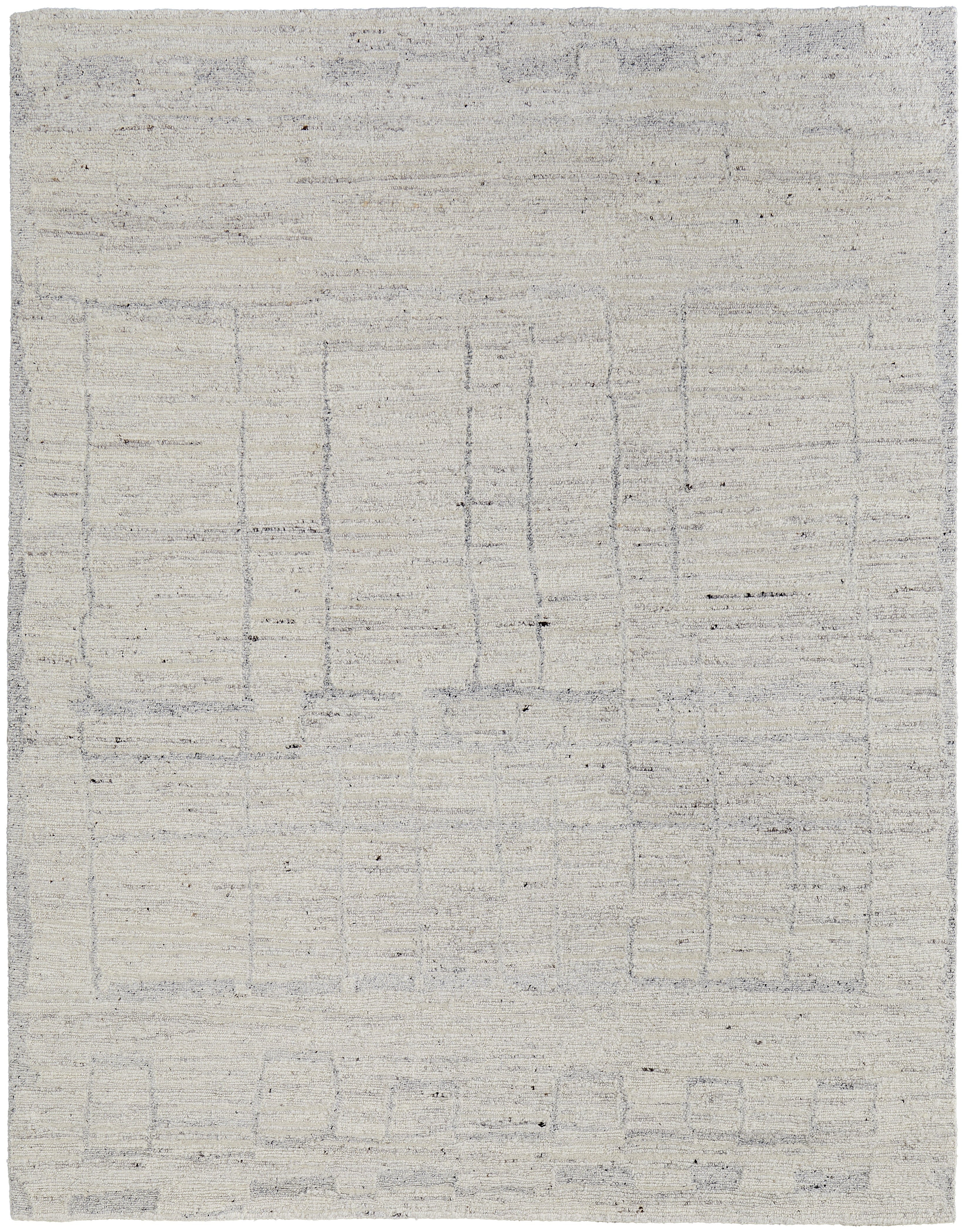 Navaro Modern Distressed - Ivory/Gray/Blue Area Rug