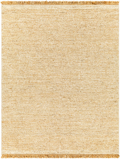 Serene Beige Hand Woven Jute & Wool Area Rug