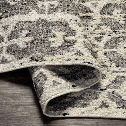 Exquisite Bohemian Cream Hand Woven Wool Area Rug