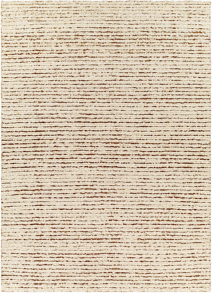 Brown Hand Woven Wool/Jute Area Rug