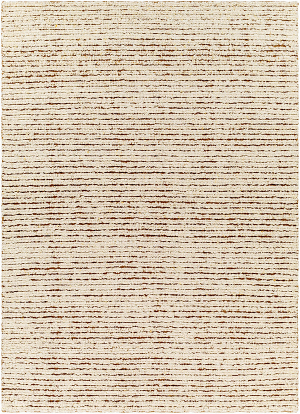 Brown Hand Woven Wool/Jute Area Rug