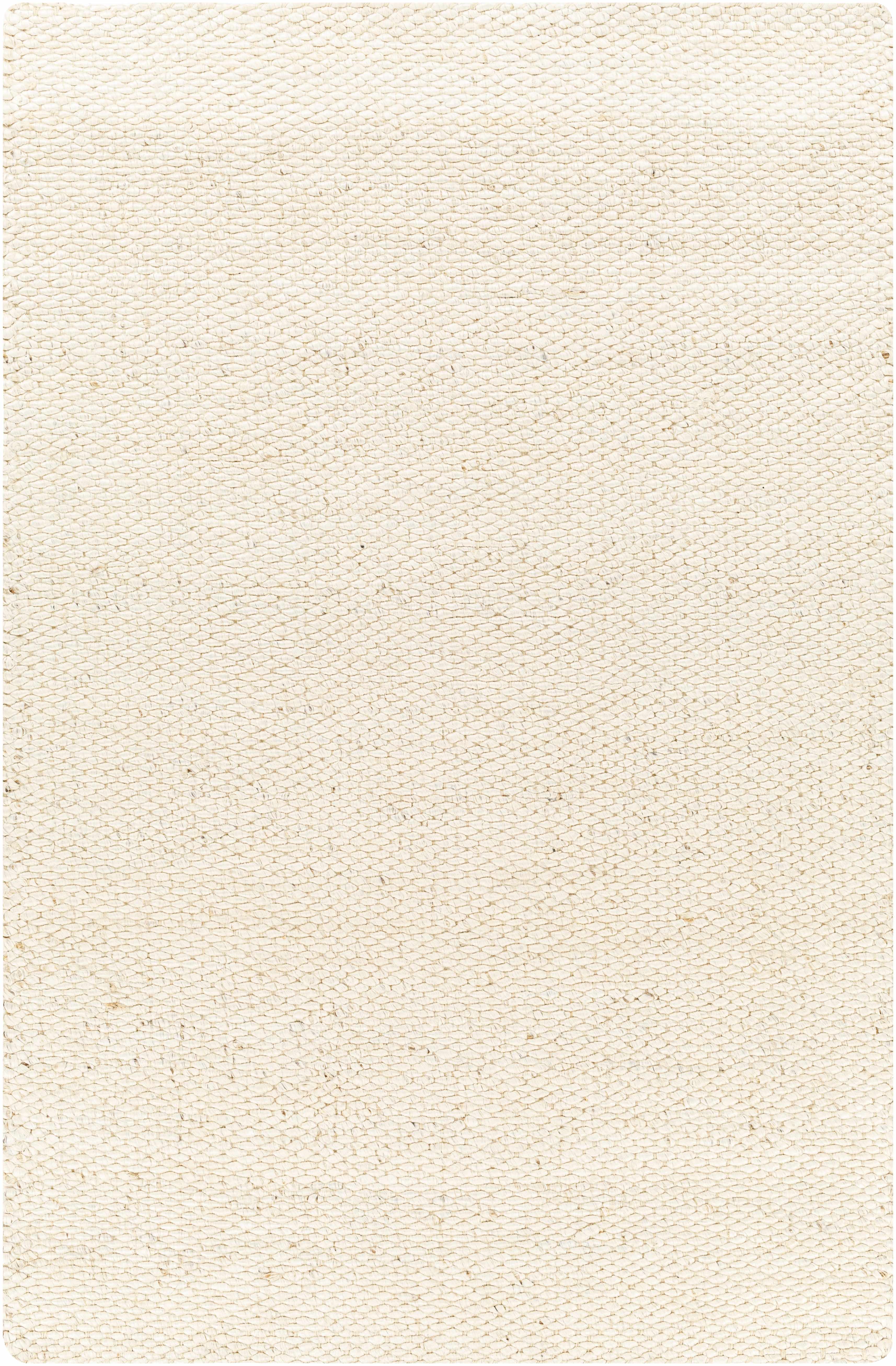 Bleached Butter Hand Woven Jute Area Rug