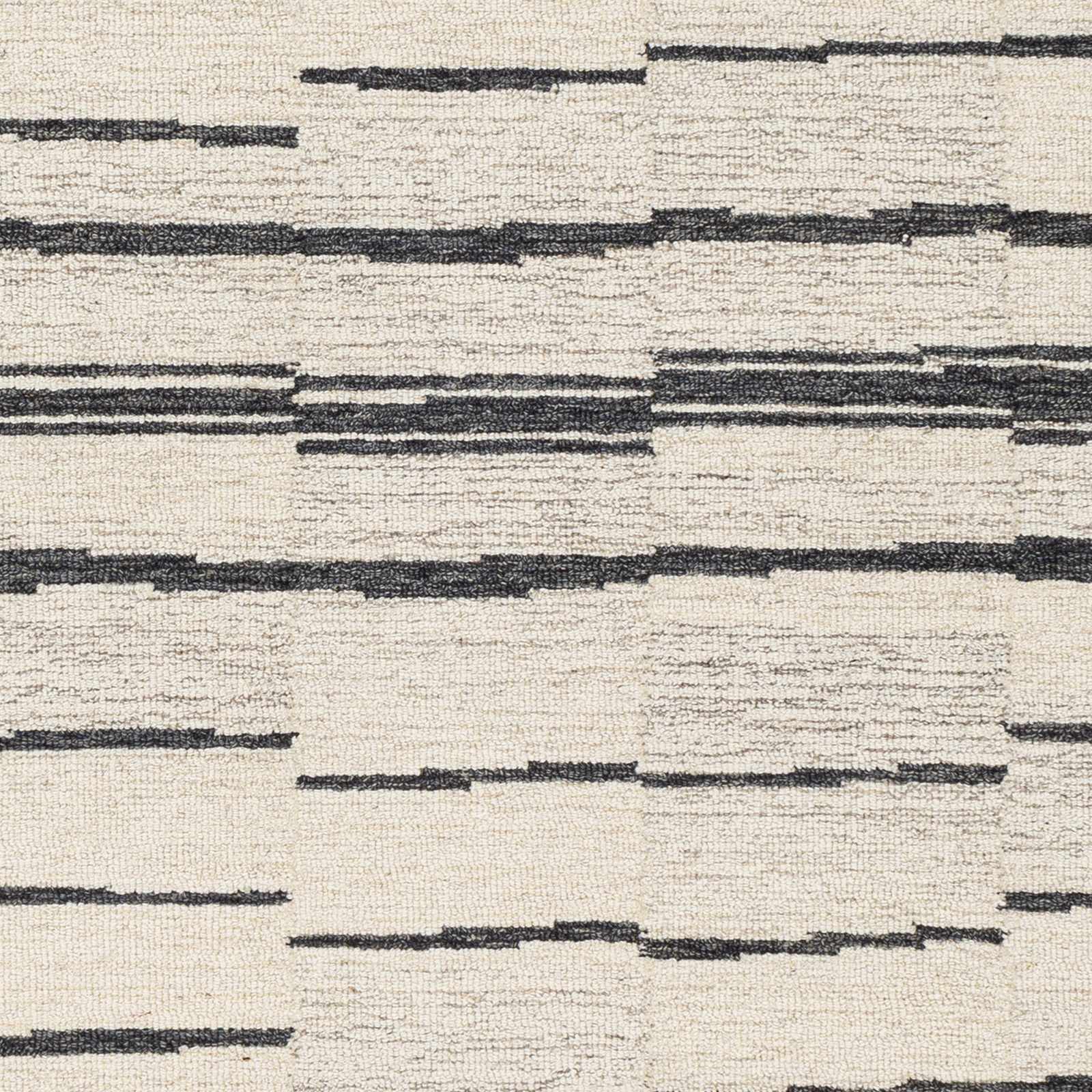 Contemporary Taupe Hand Tufted Wool Area Rug
