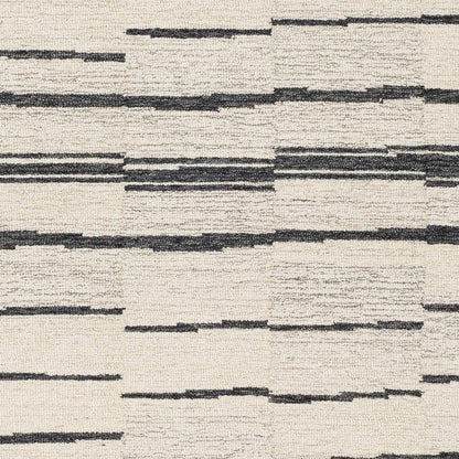 Contemporary Taupe Hand Tufted Wool Area Rug