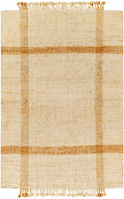 Camel Hand Woven Jute Area Rug