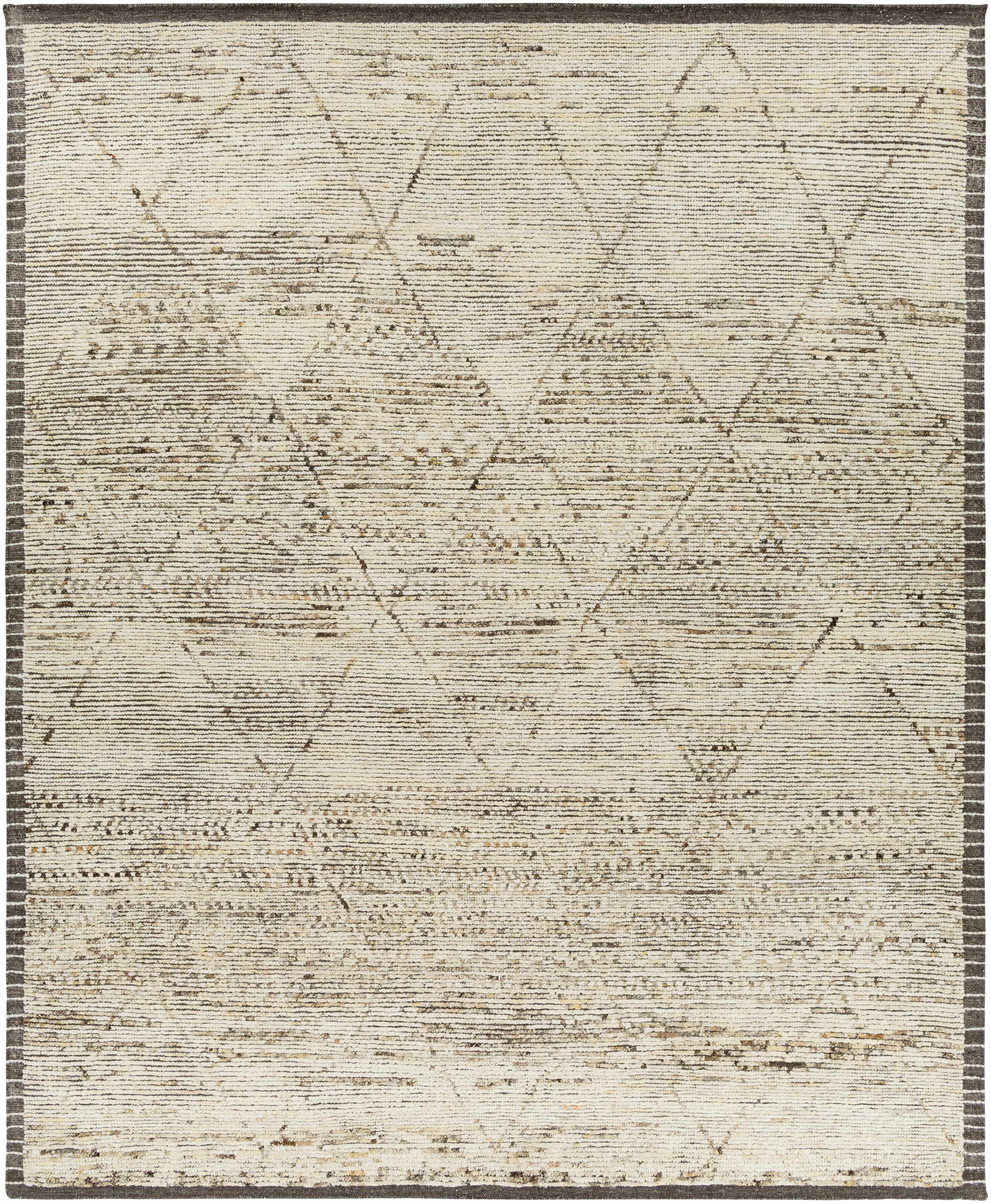 Cozy Inspired Wheat Wool Hand Knotted Area Rug
