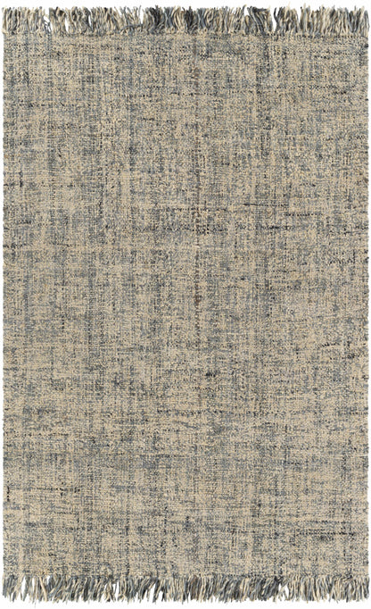 Elegant Tan Hand Woven Wool/Jute Area Rug