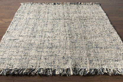 Elegant Tan Hand Woven Wool/Jute Area Rug