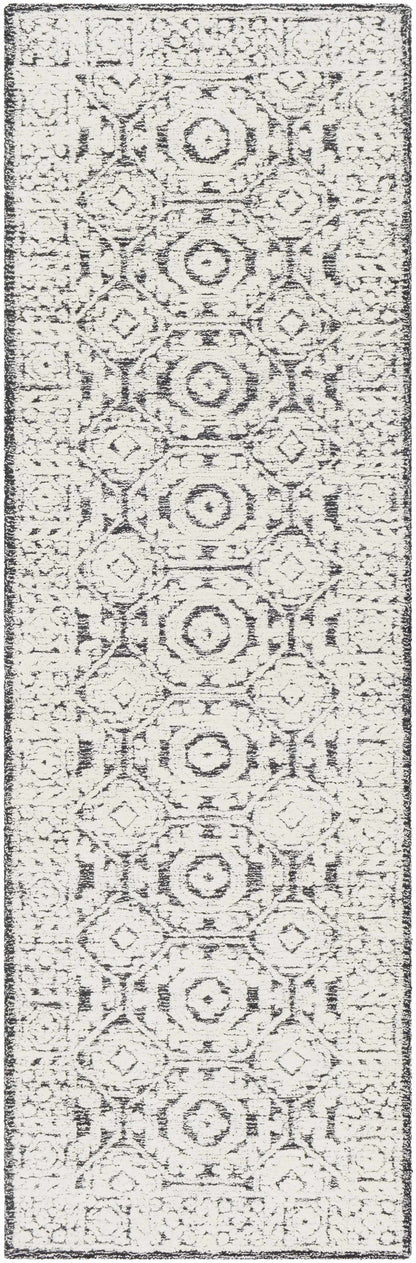 Comfortable Ivory Hand Tufted Wool Area Rug