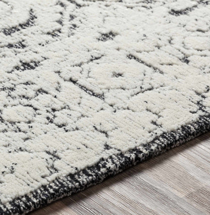 Comfortable Ivory Hand Tufted Wool Area Rug