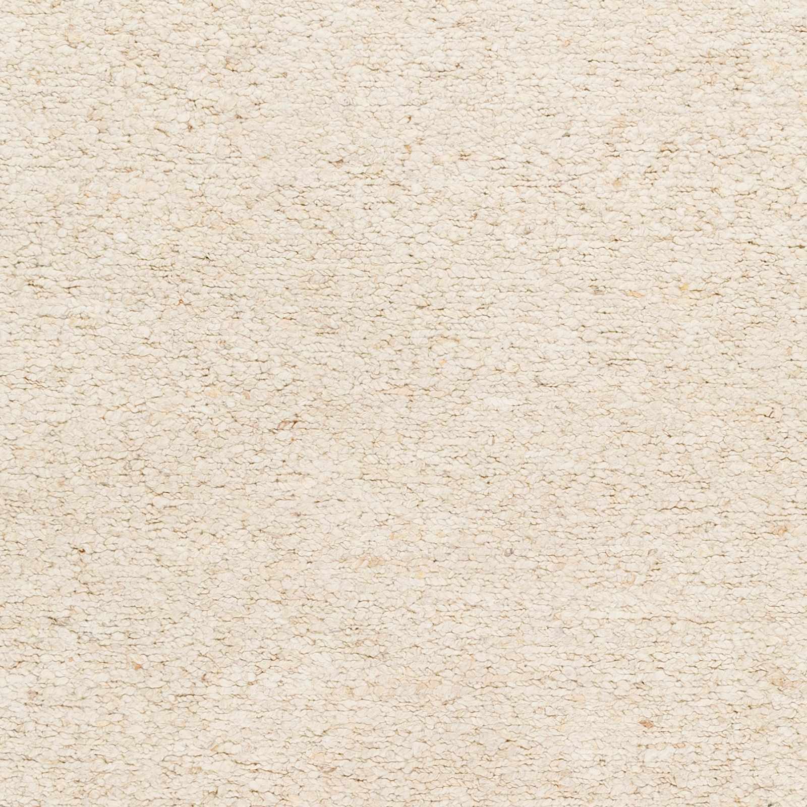 Cozy Cream Hand Knotted Wool Area Rug