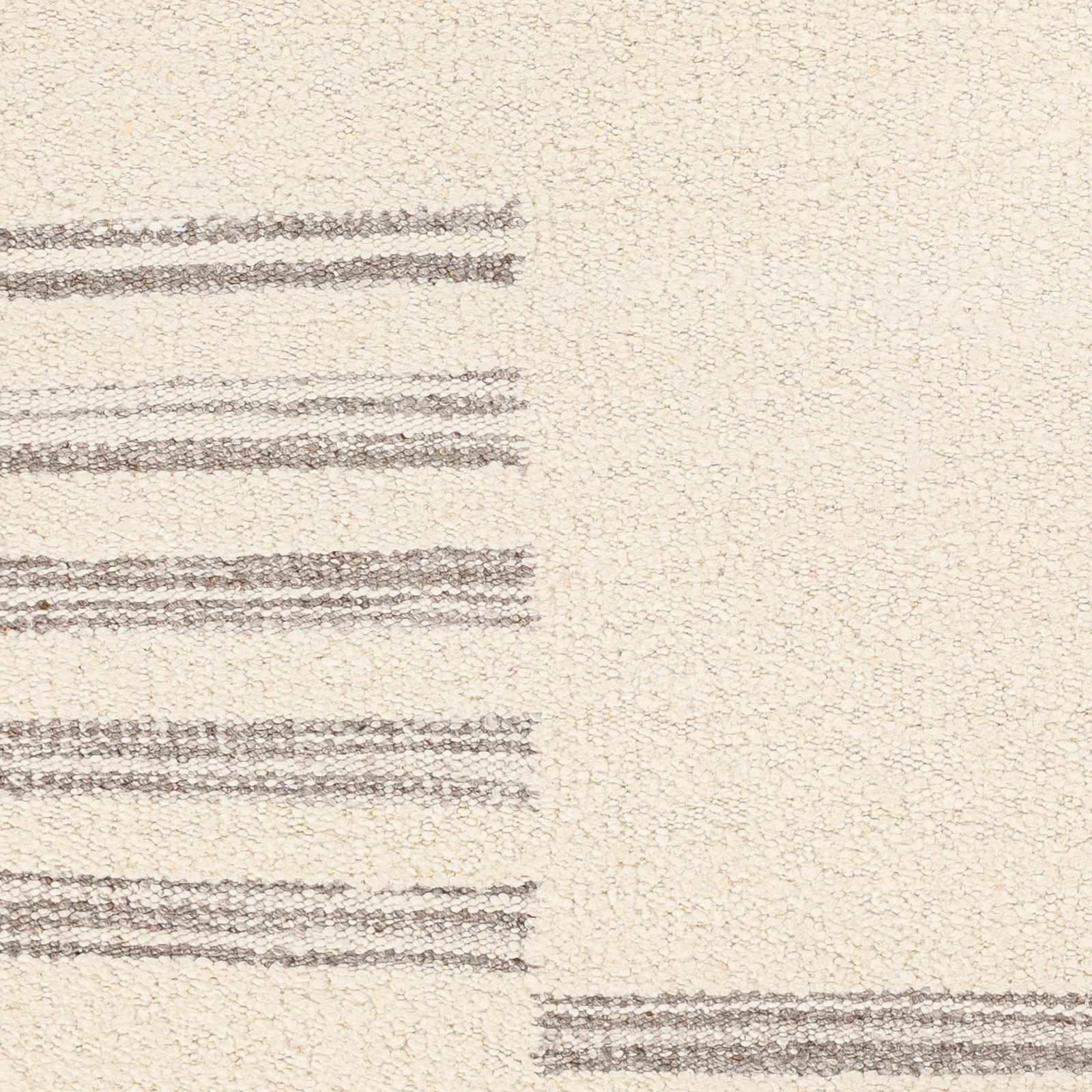 Dreamy Elegant Light Beige Wool Hand Woven Area Rug