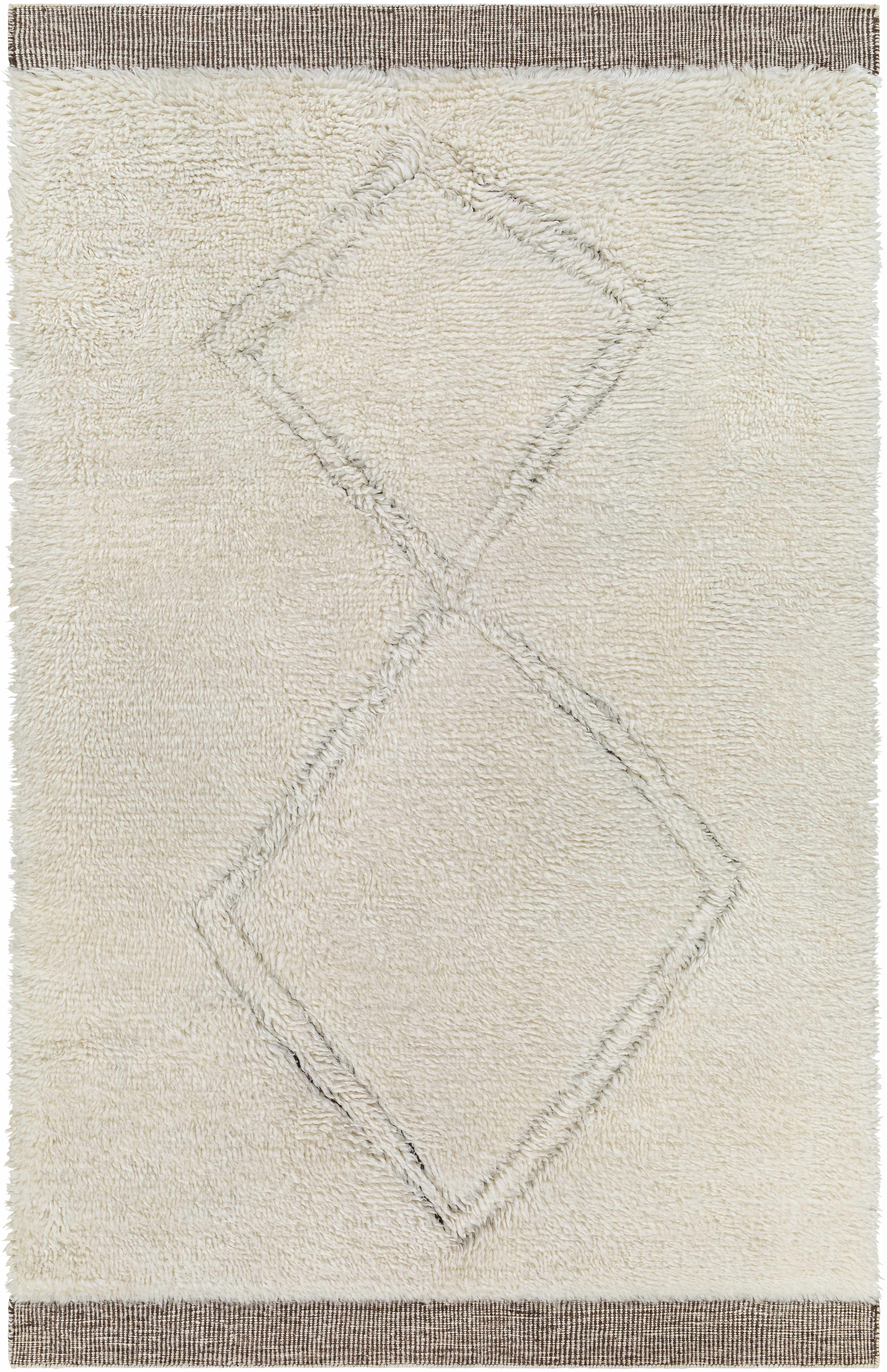 Cozy Oatmeal Hand Knotted Wool Area Rug