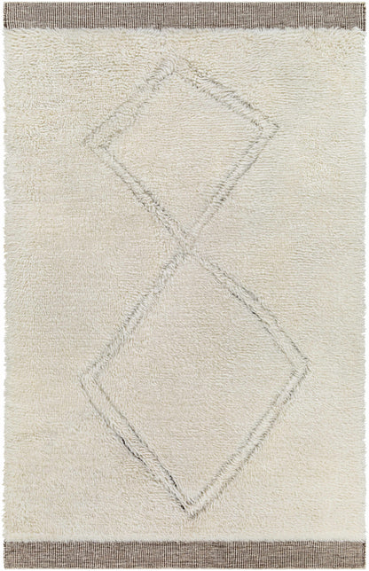 Cozy Oatmeal Hand Knotted Wool Area Rug