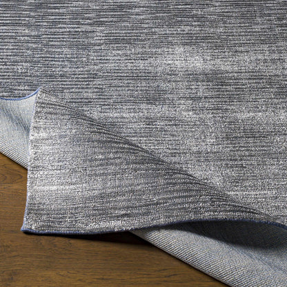Cozy Chic Gray Viscose Hand Loomed Area Rug