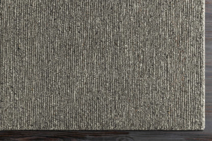 Elevated Brown Wool Hand Knotted Area Rug