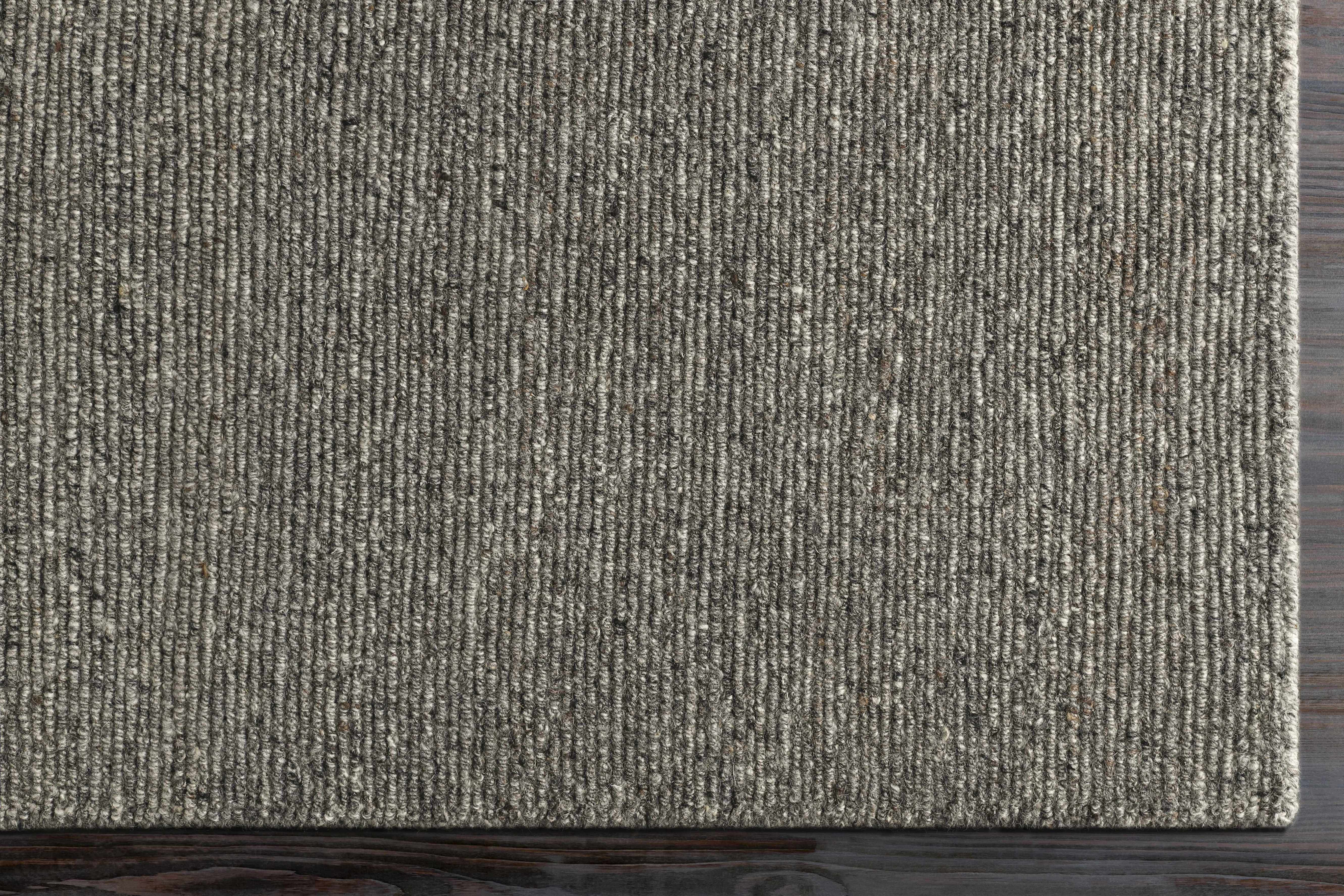 Elevated Brown Wool Hand Knotted Area Rug