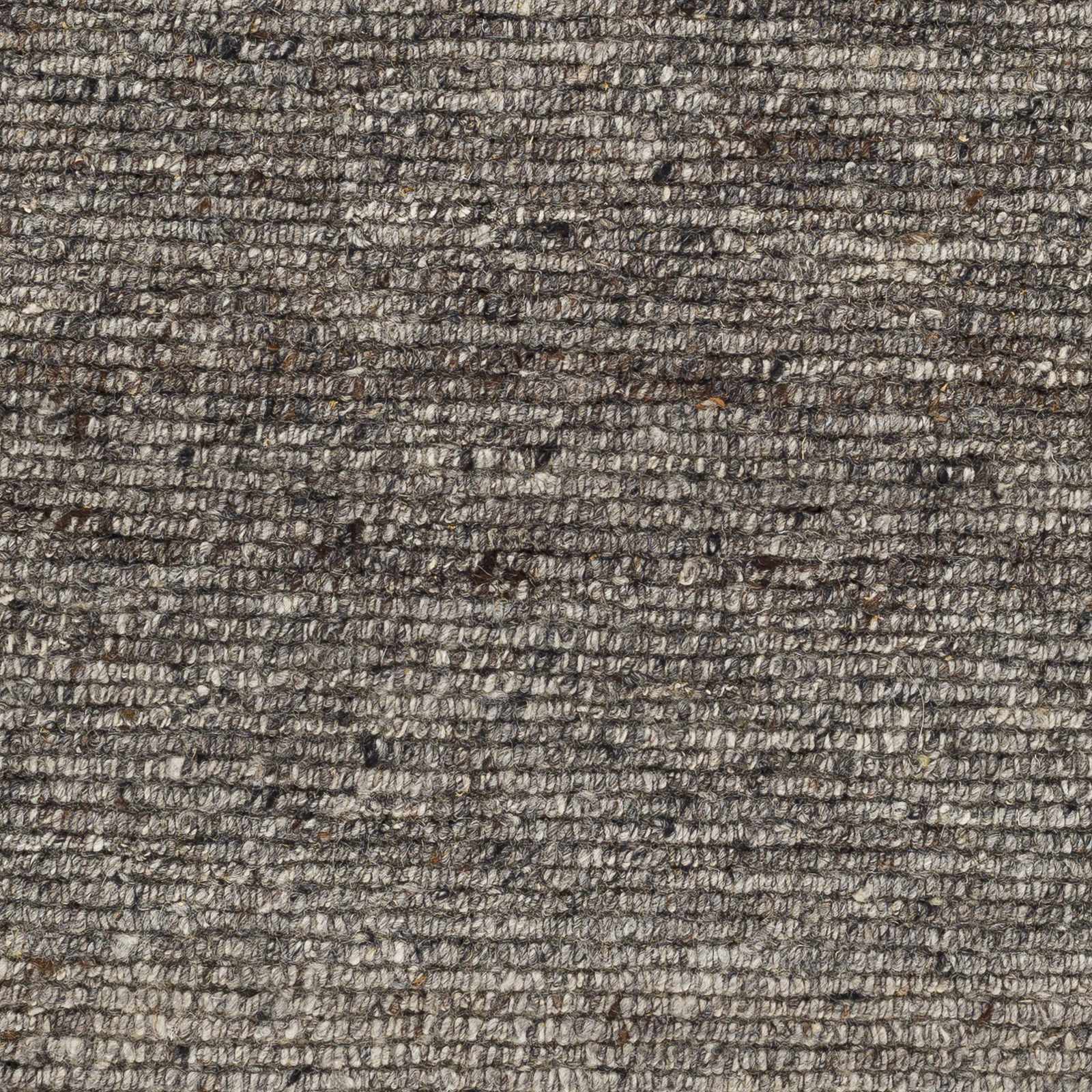 Elevated Brown Wool Hand Knotted Area Rug