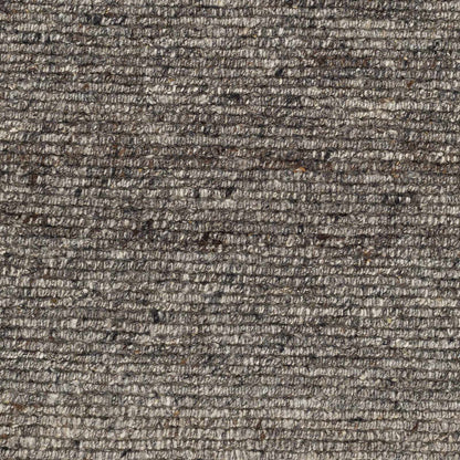 Elevated Brown Wool Hand Knotted Area Rug