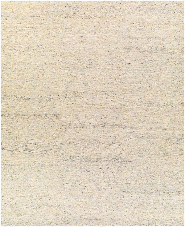 Wonderful Classic Simple Beige Wool Hand Knotted Area Rug