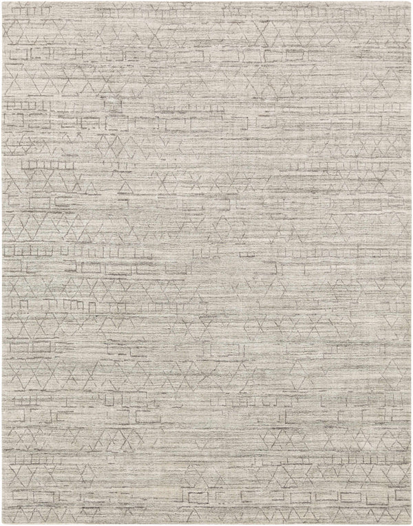 Worldly Lustrous Elegance Taupe Hand Knotted Area Rug