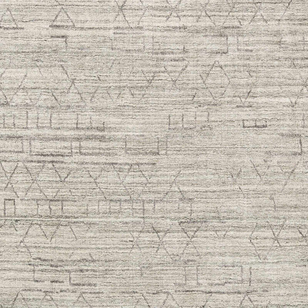 Worldly Lustrous Elegance Taupe Hand Knotted Area Rug