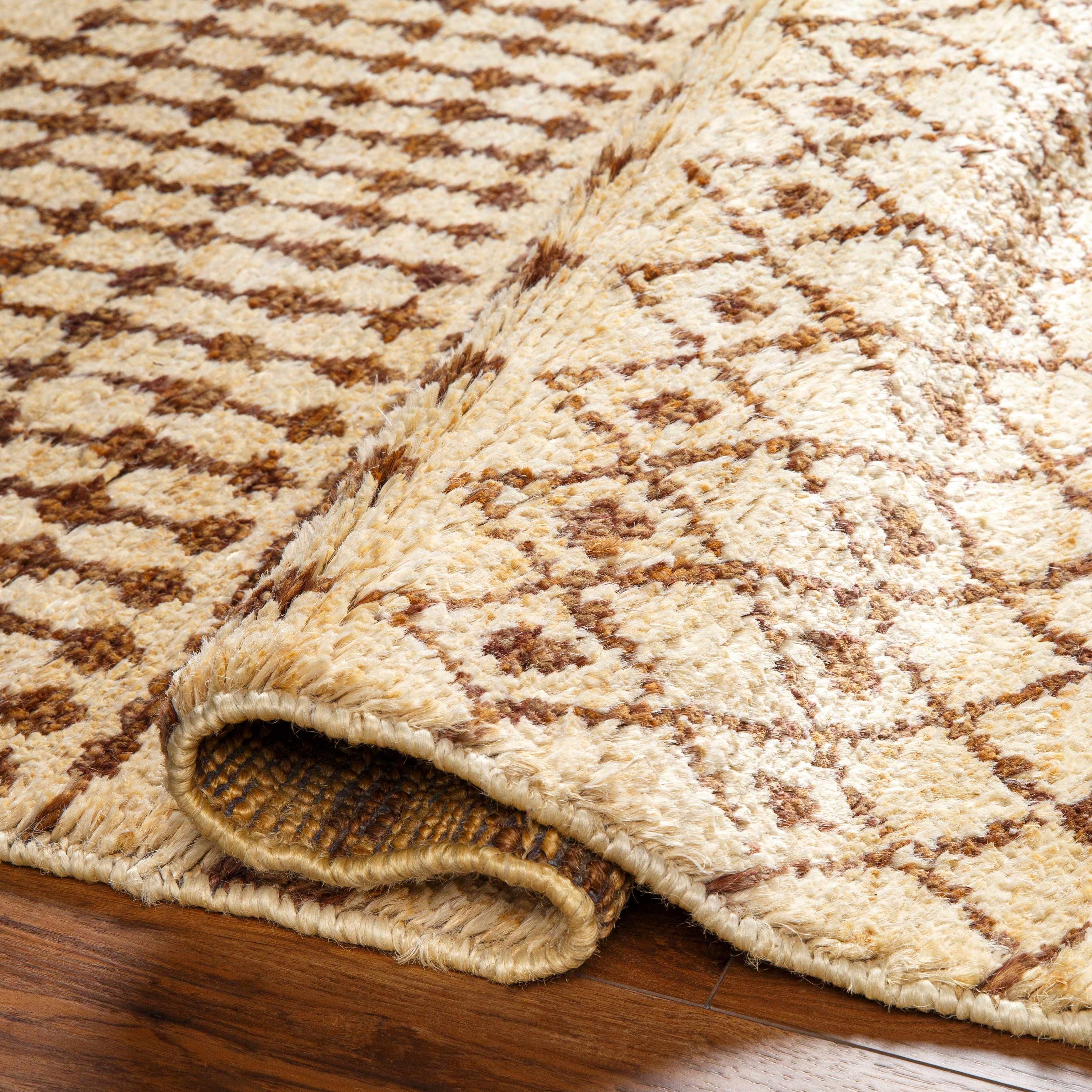 Natural Butter Jute Hand Knotted Area Rug