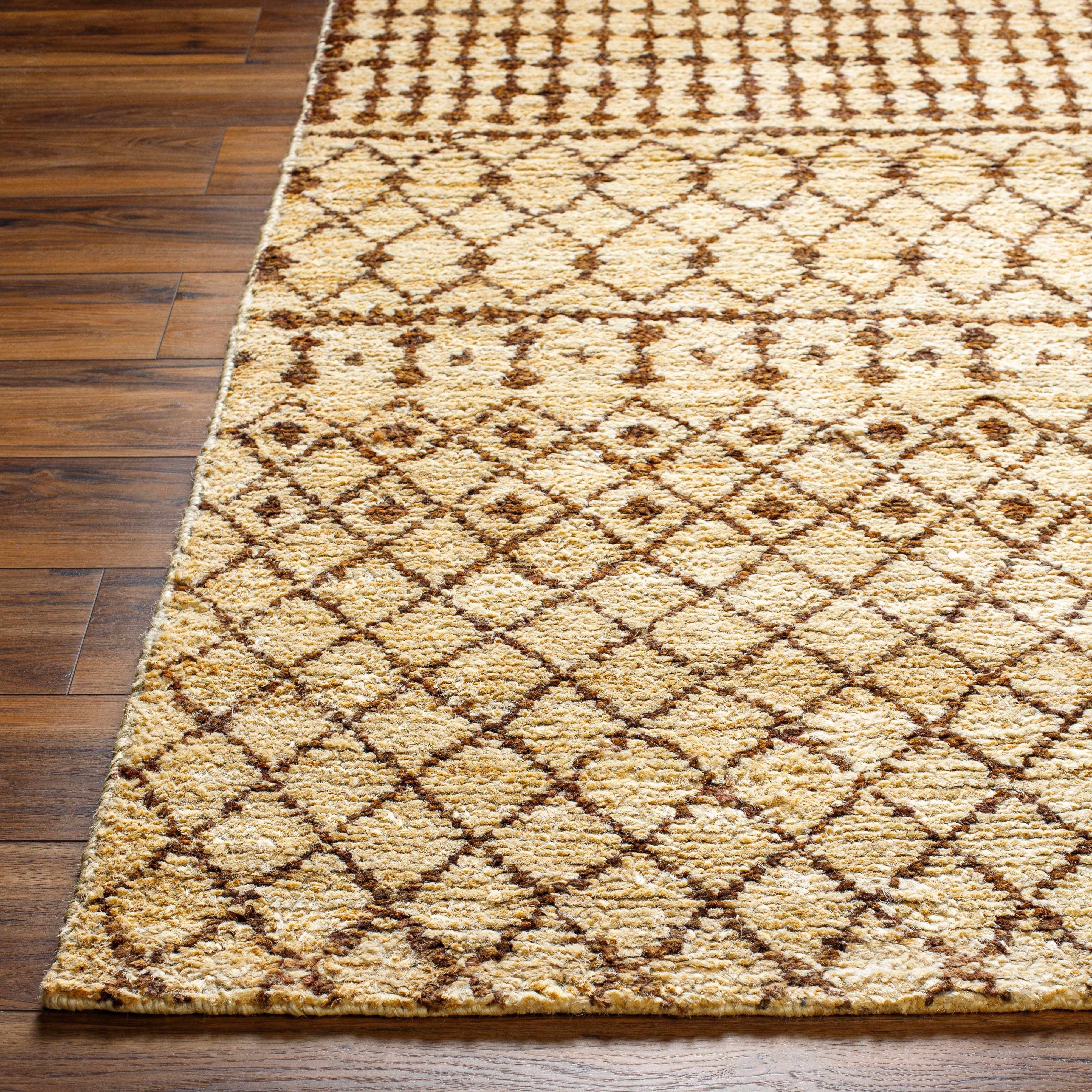 Natural Butter Jute Hand Knotted Area Rug